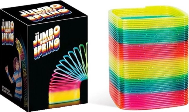 Tęczowa sprężyna Jumbo SPARKYS kwadrat
