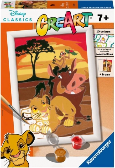CreArt Disney: Król Lew – malowanie po numerach