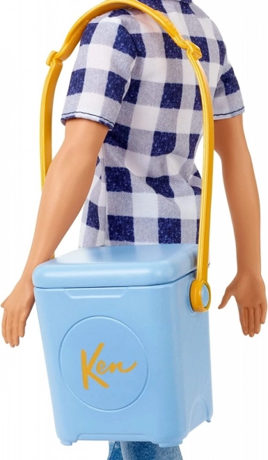 Lalka Barbie Kemping Ken z akcesoriami