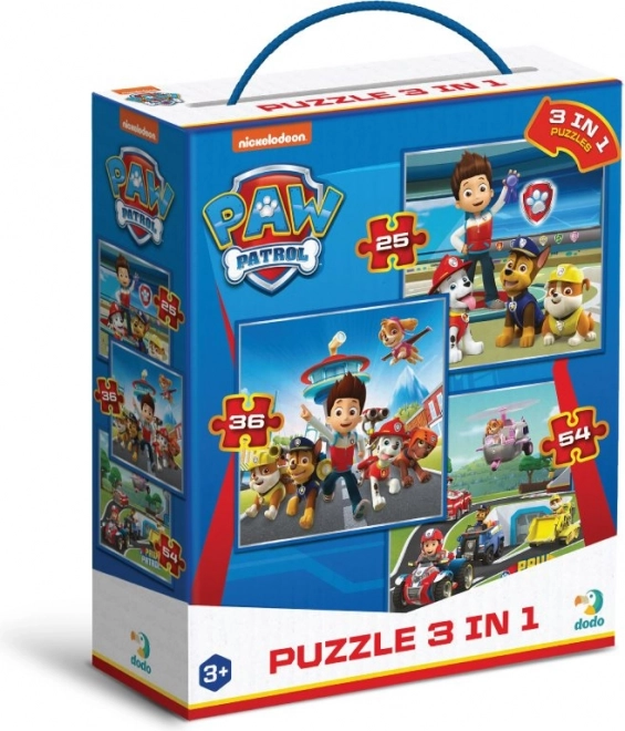 Puzzle Psi Patrol: Gotowi do Akcji 3w1