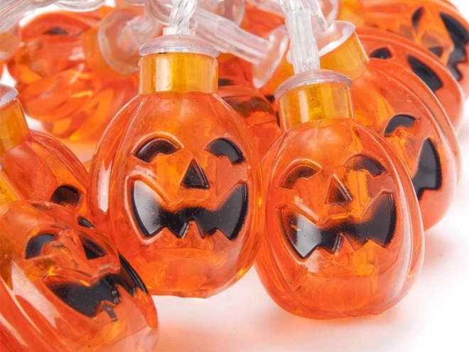 Wisząca girlanda LED z dyniami na Halloween