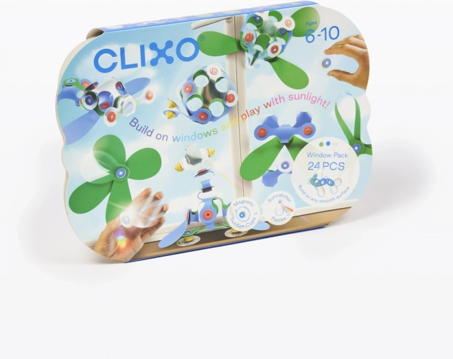 Clixo Grip and Stick, zestaw z elementami pryzmatycznymi