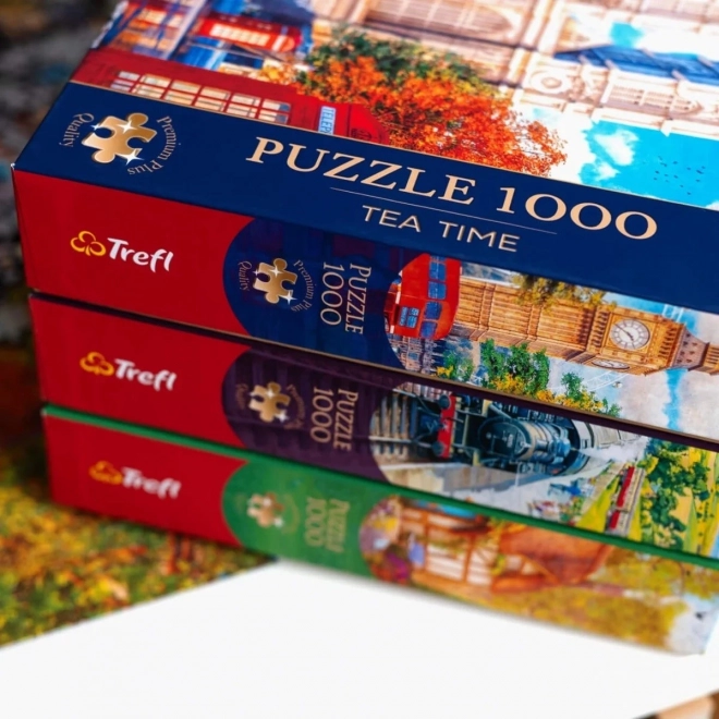 TREFL Puzzle Premium Plus Tea Time: Stacja kolejowa 1000 elementów