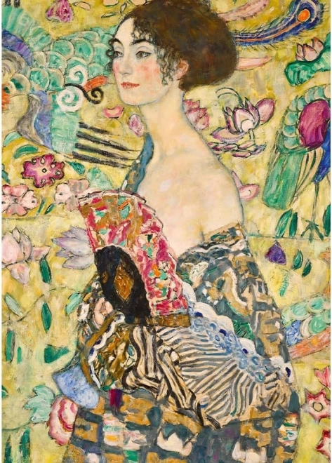 Puzzle Art Collection Dama z Wachlarzem 1000 elementów