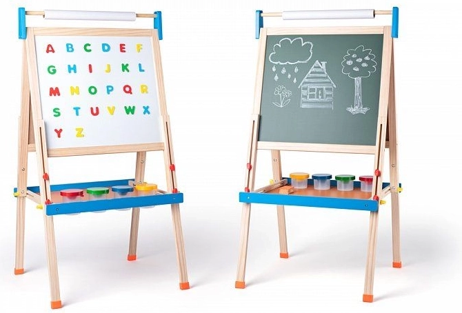 Dwustronna zabawa: powierzchnia magnetyczna i kredowa