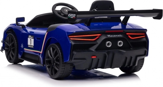 Dziecięcy elektryczny samochód Maserati MC20 GT2 niebieski