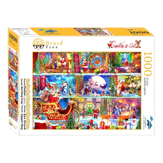 Puzzle Drzewo Umysłu Prezenty Świętego Mikołaja