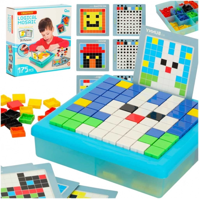 Kreatywne logiczne puzzle mozaika 175 elementów