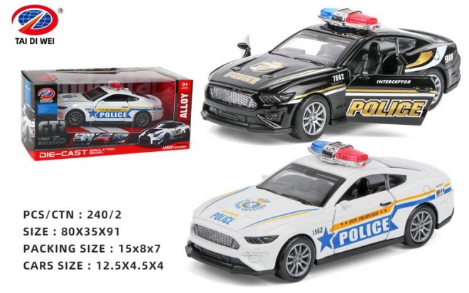 Policyjne Auto Metalowe