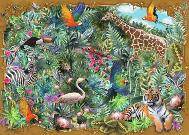 Ravensburger puzzle 1000 elementów w głębinach dżungli