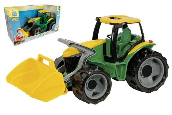 Dziecięcy traktor z łyżką Zielono-Żółty