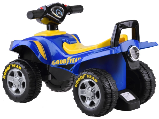 Jeździk Quad Goodyear z muzyką i światłami