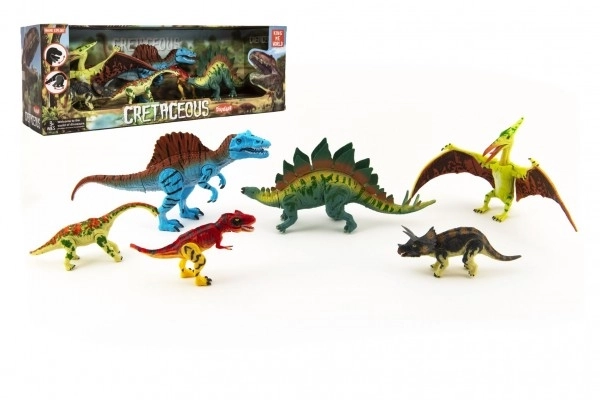 Zestaw Ruchomych Dinozaurów 6 szt.
