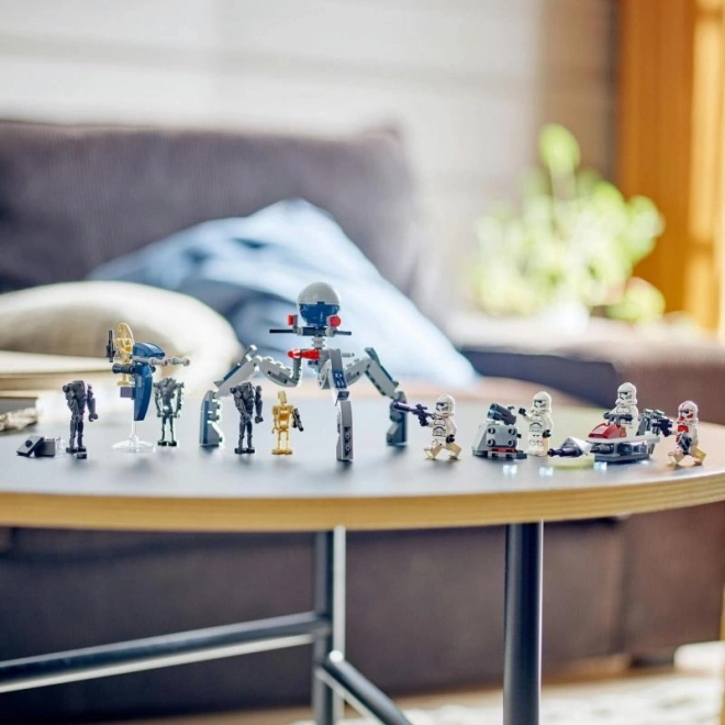 LEGO® Star Wars™ 75372 Zestaw bitewny klonowego żołnierza i droida bojowego