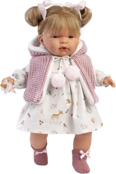 Płacząca lalka Llorens Joelle 38 cm
