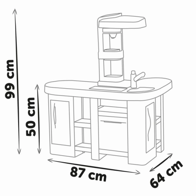Smoby Mini Tefal Studio Kuchnia Bubble XL z 34 akcesoriami