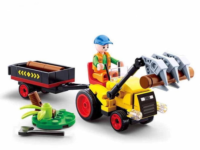 Sluban Town Farma Traktor z przyczepą