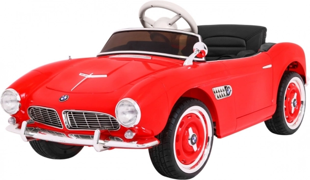 Elektryczny samochodzik BMW 507 retro – czerwony roadster