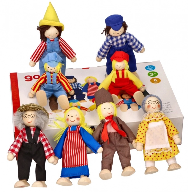 Goki Figurki do domku rodzina z farmy