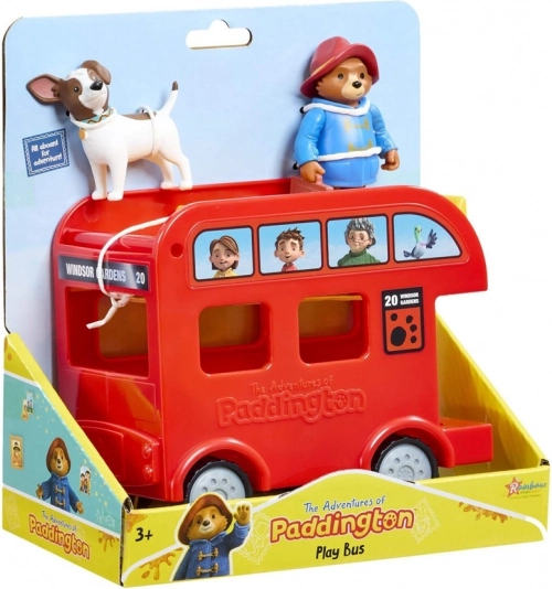 Zestaw do zabawy Paddington z czerwonym autobusem