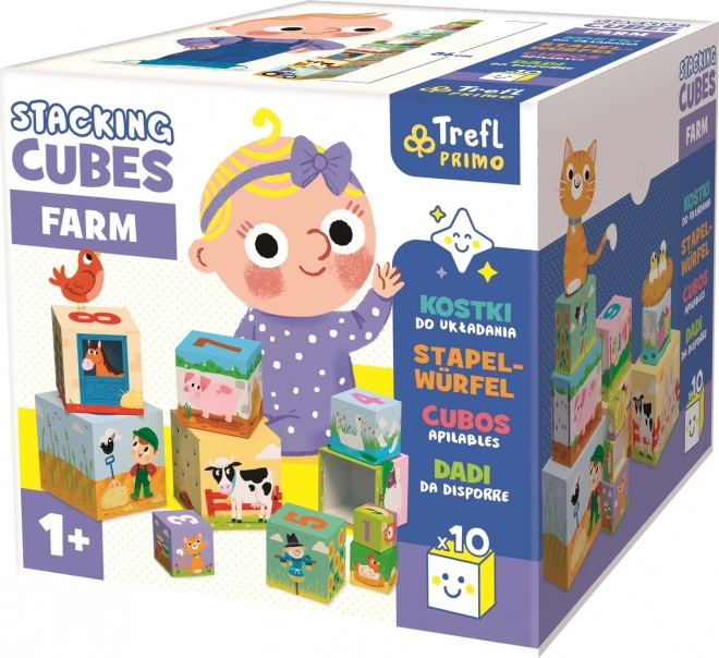 Wieże z klocków farma TREFL