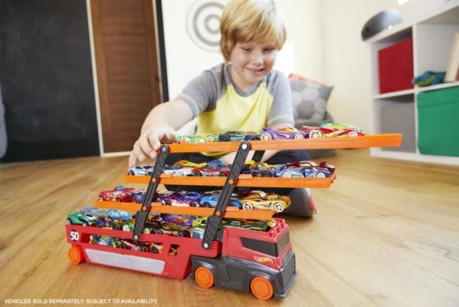 Mega Transporter Hot Wheels - 50. rocznica