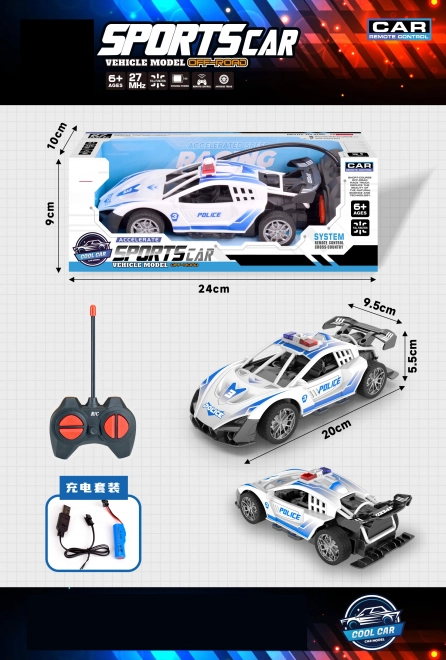 Zdalnie sterowany radiowóz RC 20 cm