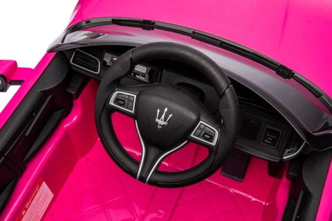 Auto elektryczne Maserati Ghibli różowe
