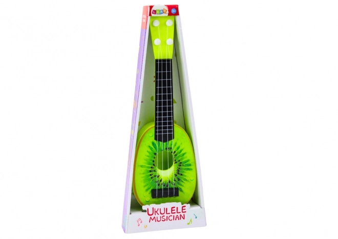 Ukulele dla dzieci Mini gitara 4 struny Kiwi Fruit Green 15"