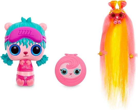 Pop Pop Hair Surprise 3w1 laleczka Sidekick z niespodzianką we włosach