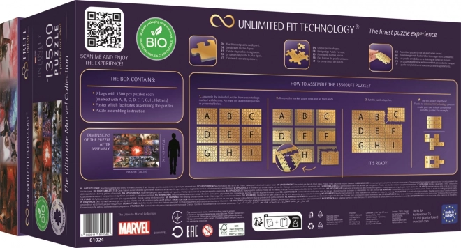 TREFL Puzzle UFT Marvel: Ostateczna kolekcja 13500 elementów