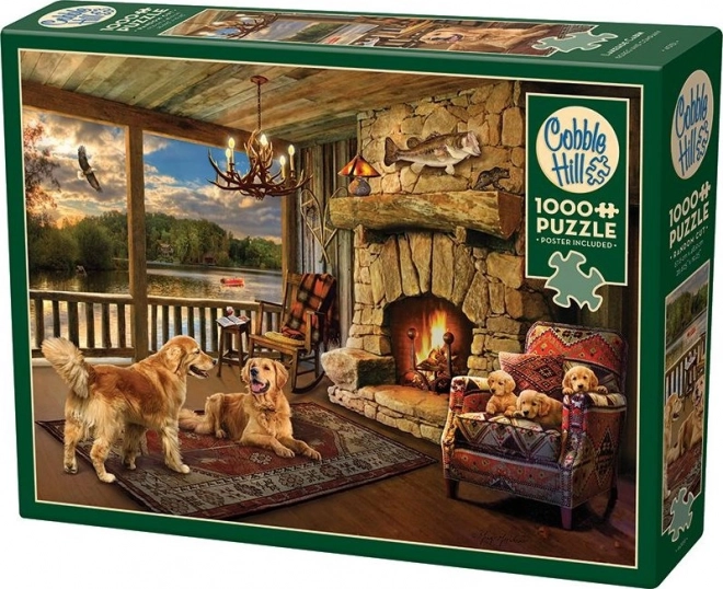 Puzzle Domek nad Jeziorem 1000 elementów