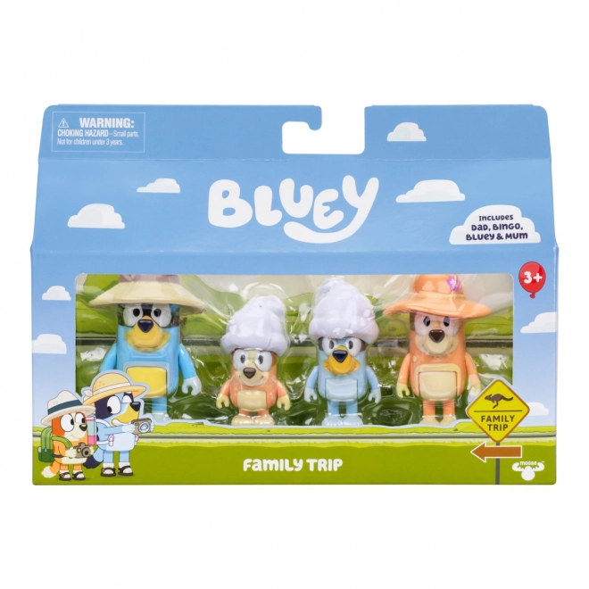 Figurki Bluey Wycieczka Rodzinna