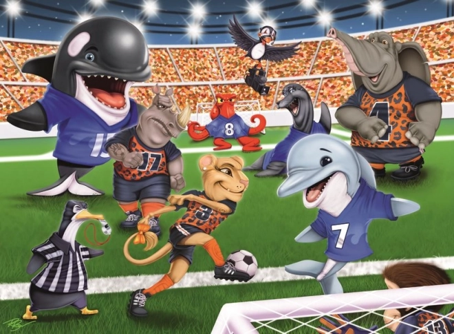 Puzzle Piłkarskie przyjemności XXL 150 elementów