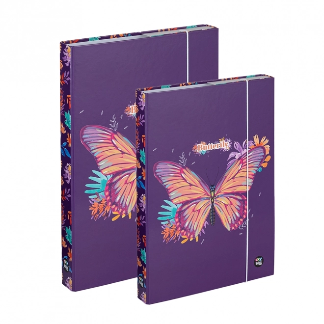 Pudełko A4+A5 Motyl