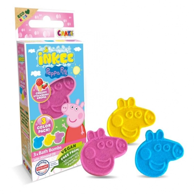 INKEE - Mini zestaw musująca bomba - Świnka Peppa