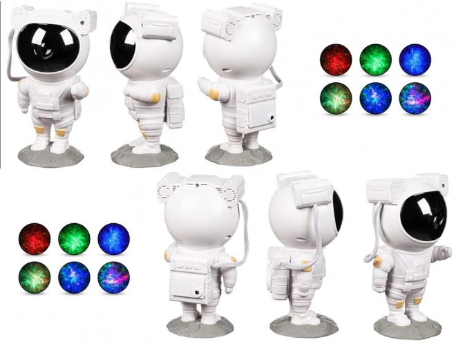Gwiezdny projektor w kształcie astronauty z pilotem