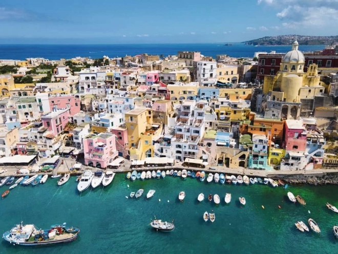 RAVENSBURGER puzzle wyspa Procida, Włochy – 1500 elementów