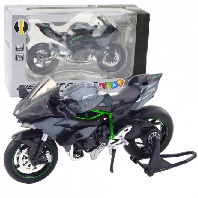 Metalowy Sportowy Motocykl z Efektami Świetlnymi i Dźwiękowymi