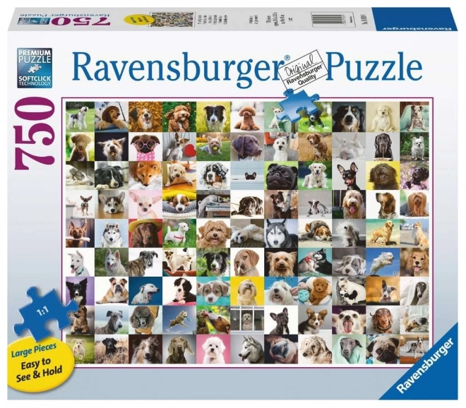 Puzzle RAVENSBURGER 99 uroczych psów XL 750 elementów