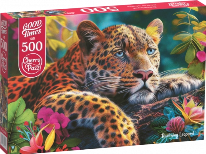Puzzle Leżący lampart 500 elementów