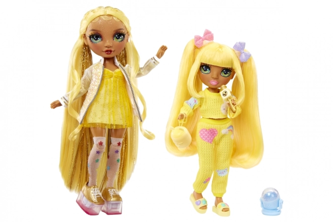 Rainbow High Junior Fashion lalka w piżamie - Sunny Madison