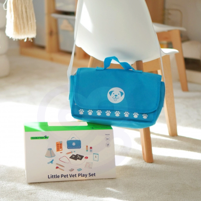 Tooky Toy zestaw weterynaryjny z torbą 17 elementów