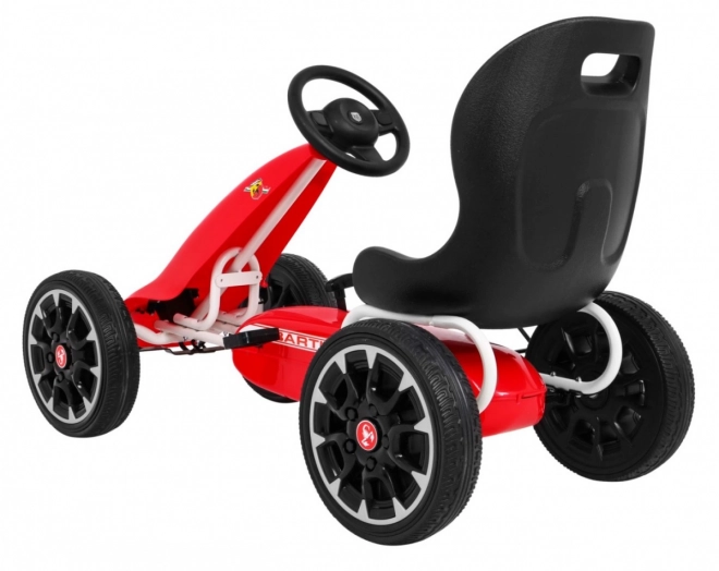 Gokart licencjonowany ABARTH czerwony
