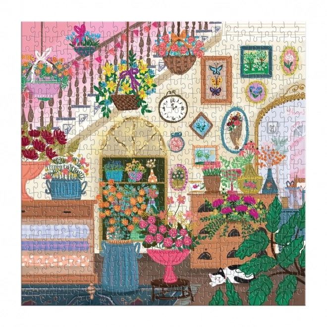 Puzzle Galison Kwiaciarnia Joy Laforme 500 elementów