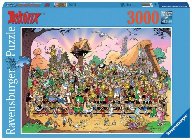 Puzzle Ravensburger Asterix i Obelix: Rodzinna fotografia 3000 części