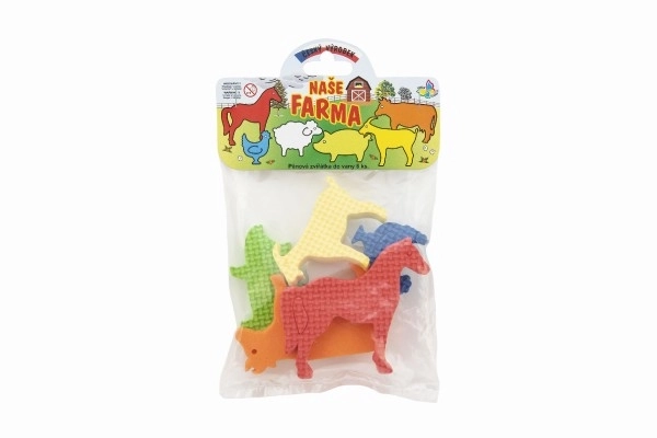 Piankowe zwierzątka Nasza farma 6 szt.