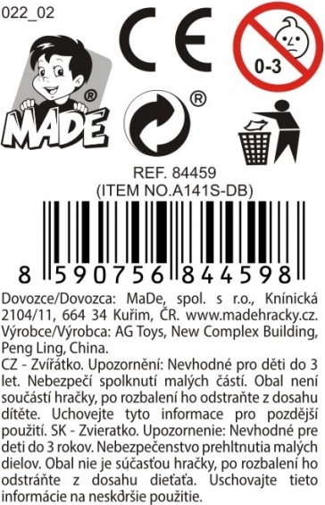 Zabawka Ślimak 13 cm dla dzieci - MaDe