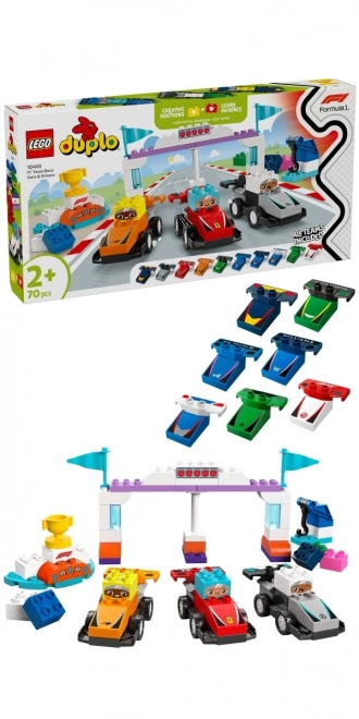 Bolidy Formuły 1 i kierowcy DUPLO