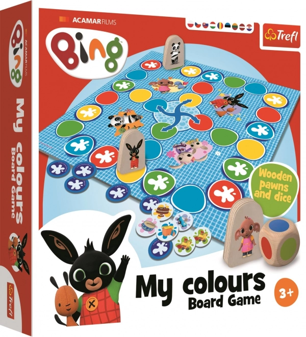 Gra rodzinna dla dzieci My Colours Bing od Trefl